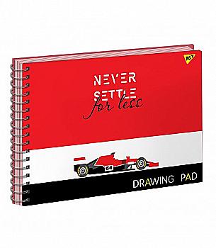 Альбом для малювання А4 20 арк./100 "Never settle" на спіралі, 130445 Yes Альбом для малювання А4 20 арк./100 "Never settle" на спіралі, 130445 Yes