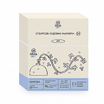 Набор маркеров Manga, 24 шт., idea1-am/24mang, 99IDEAS Набор маркеров Manga, 24 шт., idea1-am/24mang, 99IDEAS