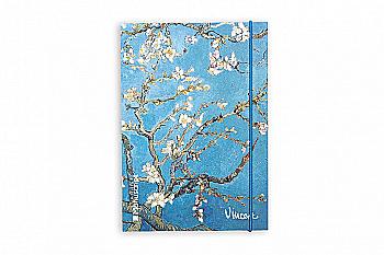 Скетчбук А5 Van Gogh 1890 Plus, 150 г/м², 160 л на резинке, кремовая бумага, Manuscript