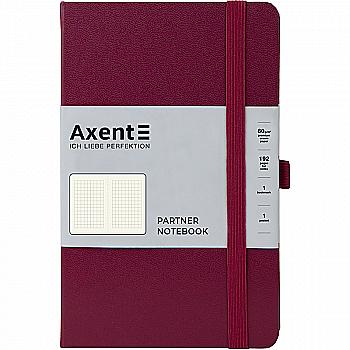 Книга записная Partner 96 л. 125*195, клет., винная, 8201-46-A Книга записная Partner 96 л. 125*195, клет., винная, 8201-46-A