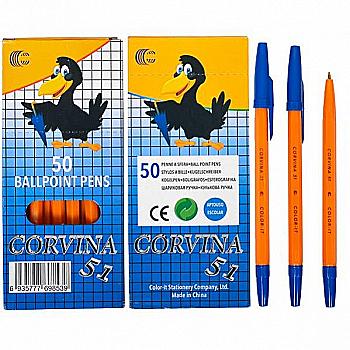 Ручка кулькова "Korvina" чорна, 51-CorvBl (DSCN1500) Ручка кулькова "Korvina" чорна, 51-CorvBl (DSCN1500)