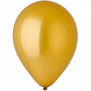 Кулька повітряна 5"/516 Металік золотистий, 1102-1695