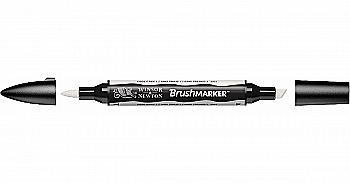 Маркер двосторонній Brushmarker, Сірий холодний 1, 0204161 W&N Маркер двосторонній Brushmarker, Сірий холодний 1, 0204161 W&N