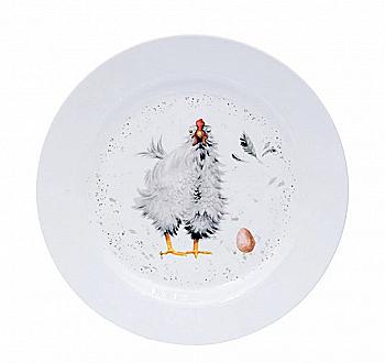 Тарелка сервировочная "Курочка" 25 см, 358-915 Lefard