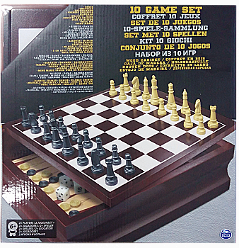 Набор из 10 классических игр (в деревянной коробке), SM98376/6033153 Набор из 10 классических игр (в деревянной коробке), SM98376/6033153