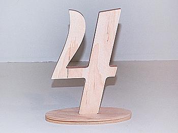 Заготовка Цифра "4" на подставке, 0846