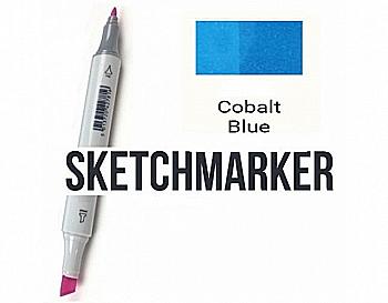 Маркер SKETCHMARKER, 2 пера: долото и тонкое, Cobalt Blue - Голубой кобальт, SM-B71 Маркер SKETCHMARKER, 2 пера: долото и тонкое, Cobalt Blue - Голубой кобальт, SM-B71