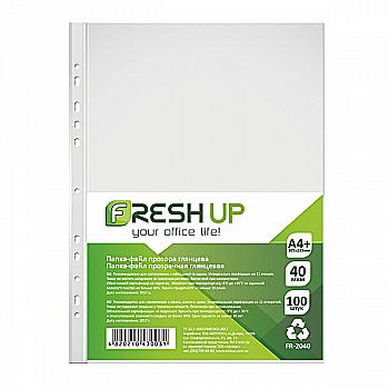 Файл А4 +, 40 мкм, глянцевые, ТМ Fresh, FR-2035, FR-2040 Файл А4 +, 40 мкм, глянцевые, ТМ Fresh, FR-2035, FR-2040