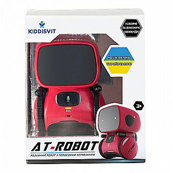 Интерактивный робот с голосовым управлением – AT-ROBOT, красный, AT001-01-UKR Интерактивный робот с голосовым управлением – AT-ROBOT, красный, AT001-01-UKR