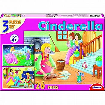 Пазл "Казка Попелюшка", 33004, Frank Пазл "Казка Попелюшка", 33004, Frank