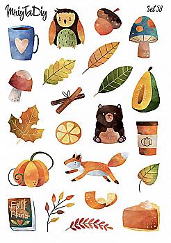 Стікерпак "Звірятка" 21*15 см Стікерпак "Звірятка" 21*15 см