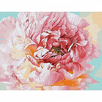 Набір для розпису по номерах 50*65 см "Ніжний піон", KHO2966