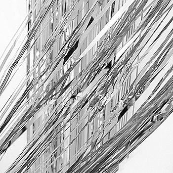 Декор-гірлянда фольгована, срібна, 3501-3353