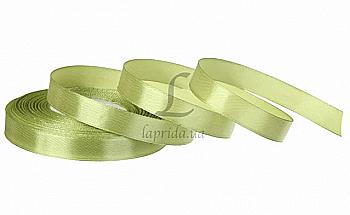 Лента атлас 12 мм-23 м, салатова, 109