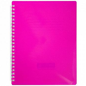 Зошит на пружині В5 96 арк "FUCHSIA", кл., з розділюв., пласт. обкл., BM.2464-84 Зошит на пружині В5 96 арк "FUCHSIA", кл., з розділюв., пласт. обкл., BM.2464-84