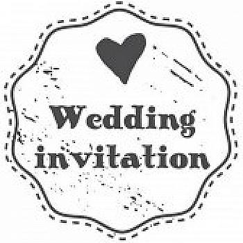 Штамп дерев`яний d=3,5 см "Wedding invitation", WE3005 ТМ "Woodies" Штамп дерев`яний d=3,5 см "Wedding invitation", WE3005 ТМ "Woodies"