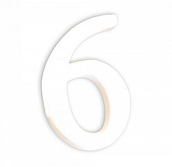Заготівка з пап`є-маше Цифра "6" 1,5*8*12 см, AC346O ТМ "Clairefontaine"