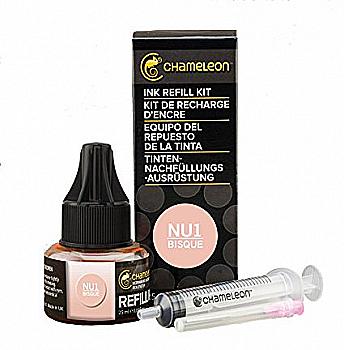 Чернило для заправки маркера Chameleon 25 мл - Bisque (фарфоровый, NU1), CT9018 Чернило для заправки маркера Chameleon 25 мл - Bisque (фарфоровый, NU1), CT9018