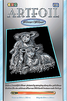 Набор для творчества Sequin Art Artfoil silver Ягнята, SA0538