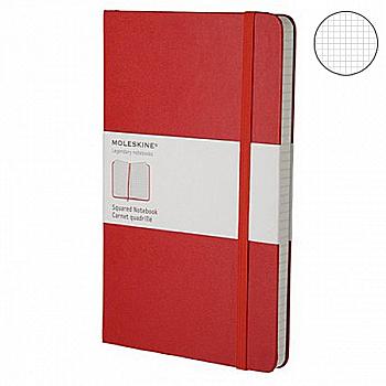 Записник Червоний середній клітина, Moleskine Classic, QP061RVF Записник Червоний середній клітина, Moleskine Classic, QP061RVF