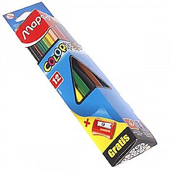 Карандаши 12 цв. + точилка Color Peps Classic, MP.183213 Карандаши 12 цв. + точилка Color Peps Classic, MP.183213