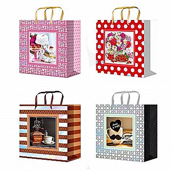 Пакет паперовий 16*16*7 см, СПК35 Пакет паперовий 16*16*7 см, СПК35