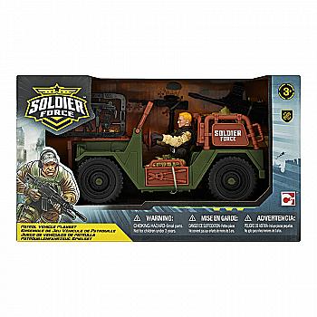 Ігровий набір "Солдати" Patrol Jeep, 545006-1 Ігровий набір "Солдати" Patrol Jeep, 545006-1