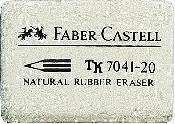 Ластик 7041-60 белый, 184160 Faber-Castell Ластик 7041-60 белый, 184160 Faber-Castell