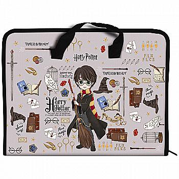 Папка-портфель на молнии, 1 отдел., A4, Harry Potter, HP23-202 Папка-портфель на молнии, 1 отдел., A4, Harry Potter, HP23-202