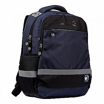 Рюкзак школьный YES S-52 Ergo "Yes style", черный/синий, 557964 Рюкзак школьный YES S-52 Ergo "Yes style", черный/синий, 557964