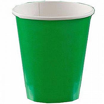 Стакан бумажный Зеленая, 266 мл 8 од, 1502-3047
