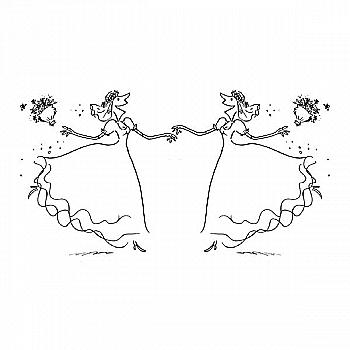 Штамп Брак Невесты, ARTHG793 ТМ "Artemio"