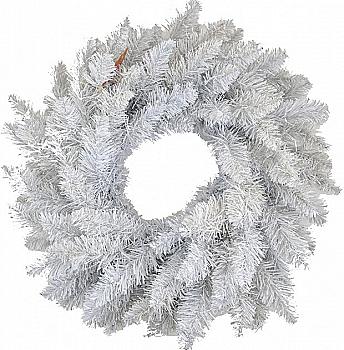 Вінок "Альпійський" d-70 см, білий, 903683 Вінок "Альпійський" d-70 см, білий, 903683