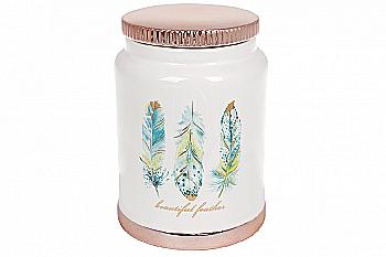 Банка керамическая "Плюмаж" 1,1л, 935-133