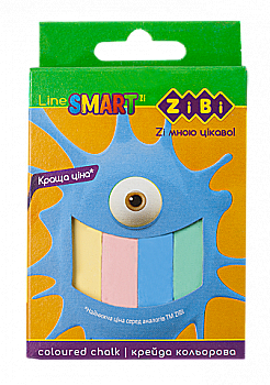 Крейда кольорова 12 шт., карт. коробка, ZB.6705-99 Крейда кольорова 12 шт., карт. коробка, ZB.6705-99