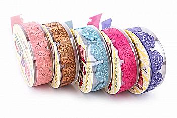 Скотч декоративный 1,8 см-1 м, новогодний, 5-29181