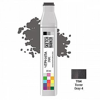 Чернила для заправки маркера SKETCHMARKER, 20 мл, Тонированный серый 4, SI-TG4 Чернила для заправки маркера SKETCHMARKER, 20 мл, Тонированный серый 4, SI-TG4