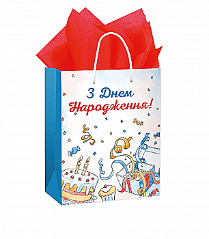 Пакет паперовий, 270*330*110 мм, L01MLTK Пакет паперовий, 270*330*110 мм, L01MLTK