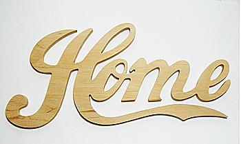 Заготівка Слово "Home", 0006 Заготівка Слово "Home", 0006