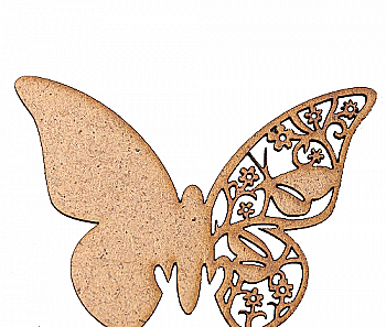 Заготівка дерев`яна Серветниця "Метелик на квіткі", Д70