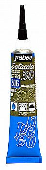 Фарба-перлина для тканини BRODPERL Setacolor 3D 20 мл (туба), золото, 557206 Pebeo Фарба-перлина для тканини BRODPERL Setacolor 3D 20 мл (туба), золото, 557206 Pebeo
