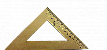 Трикутник дерев’яний, 16 см, 45*45 Міцар 103021