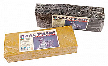 Пластилін ``Скульптурний``, чорний, 800 г, 402302 Пластилін ``Скульптурний``, чорний, 800 г, 402302