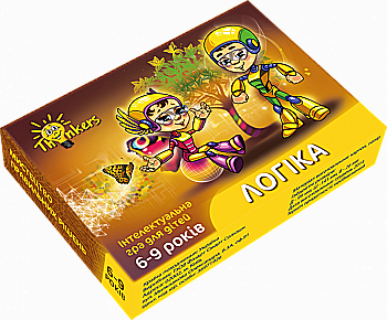 Гра настільна "Логіка" 6-9 р. (укр), Thinkers, 06031 Гра настільна "Логіка" 6-9 р. (укр), Thinkers, 06031