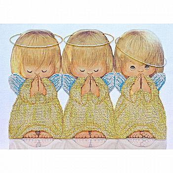 Набор для вышивки микробисером на холсте "Послушание"