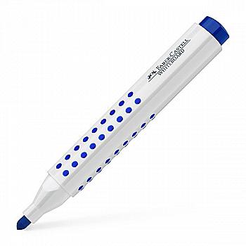 Маркер текстовый Grip синий трехгранный для доски, 158351, Faber-Castell Маркер текстовый Grip синий трехгранный для доски, 158351, Faber-Castell