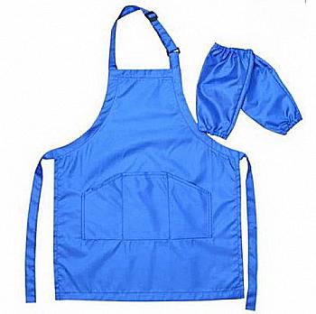 Фартух дитячий з нарукавниками 55х43см, синій, 00002V Фартух дитячий з нарукавниками 55х43см, синій, 00002V