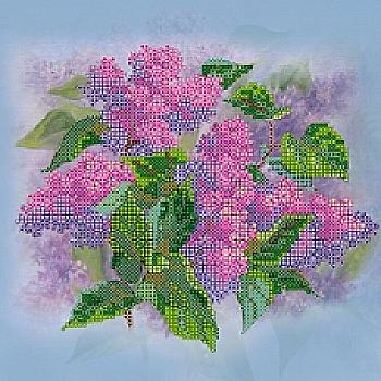 Схема для вышивки бисером "Сиреневый туман"