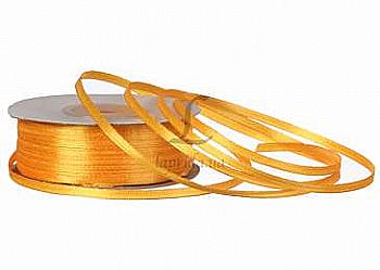 Стрічка атлас 3 мм-91 м, 17, помаранчева