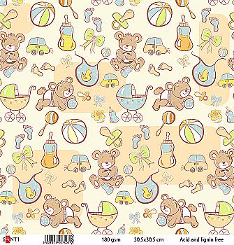 Бумага для скрапбукинга №2, 30.5*30.5 см, 740740